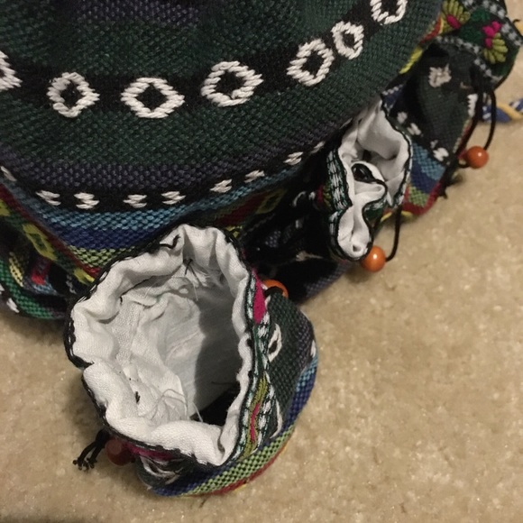 Knit drawstring mini backpack - Picture 2 of 4